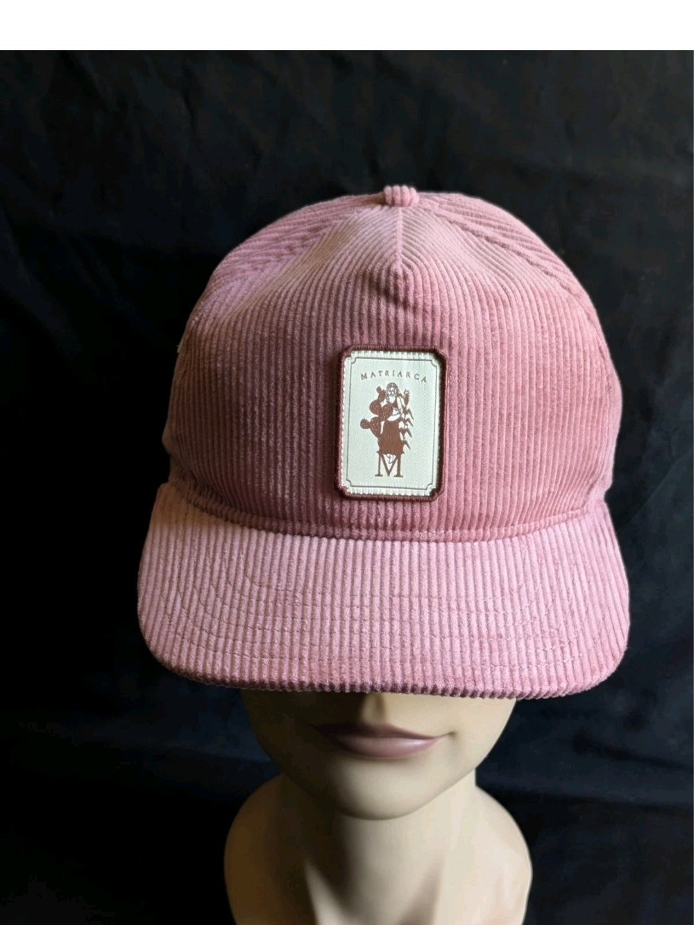 Matriarca Soy Senora Corduroy Hat Dusty Rose Cord Hat - Cooking, Lifestyle NEW